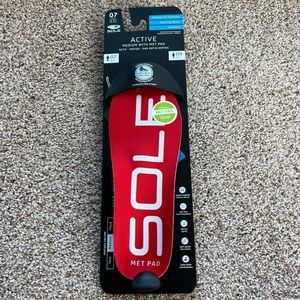 Sole Active Medium Insoles with Met Pad - Men’s 7/Women’s 9 - NWT